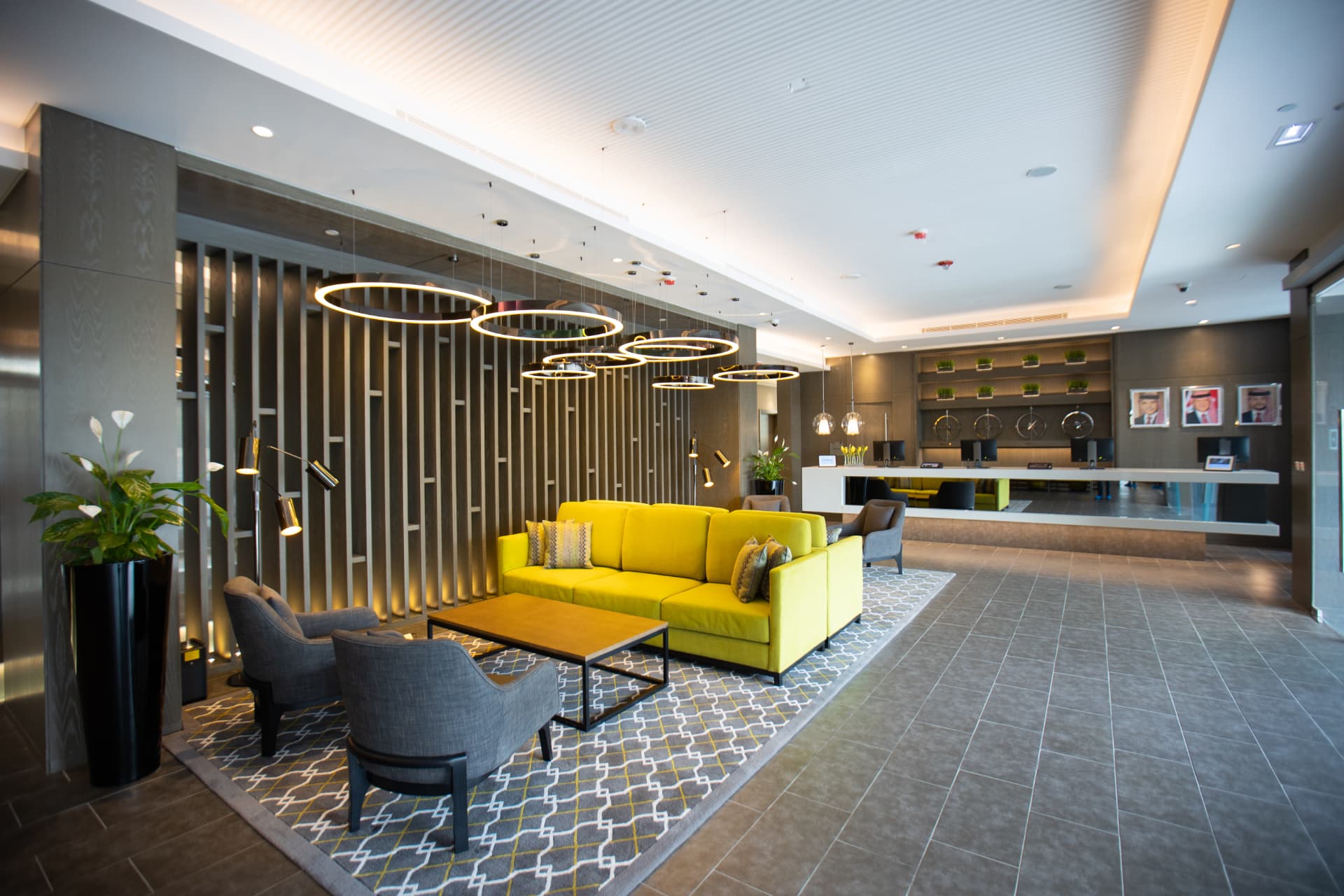 Centro Mada Amman hotel lobby and reception